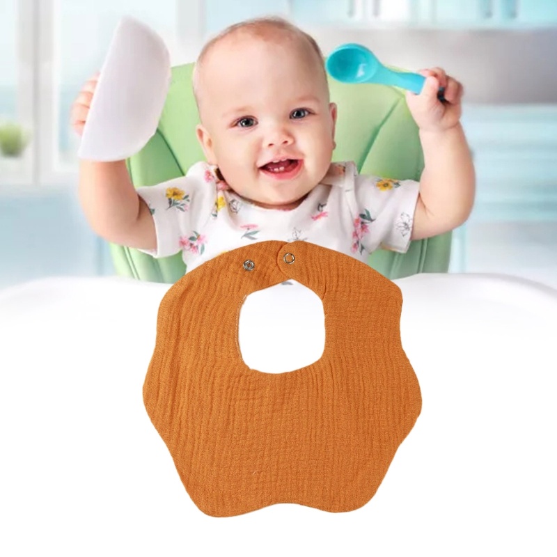 Amony Baby Bib สําหรับกินทารกแรกเกิด Drool Bib ผ้าขนหนูน้ําลายดูดซับ Burp ผ้าคอผ้าพันคอทารก Unisex B