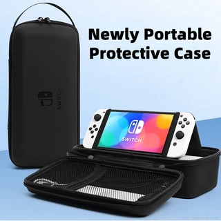 กระเป๋าเคส for Nintendo Switch/Switch OLED ขนาดใหญ่ จุของได้เยอะ แบบพกพา พร้อมขาตั้ง สําหรับ