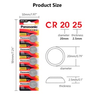 ถ่าน ถ่าน panasonic CR2032 CR2025 CR2016 CR1632 CR1620 CR1220 CR1616