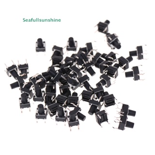 Seaf&gt; 50pcs 6*6*8mm Tactile Push Button Switch Tact Switch Micro Switch 4-Pin well