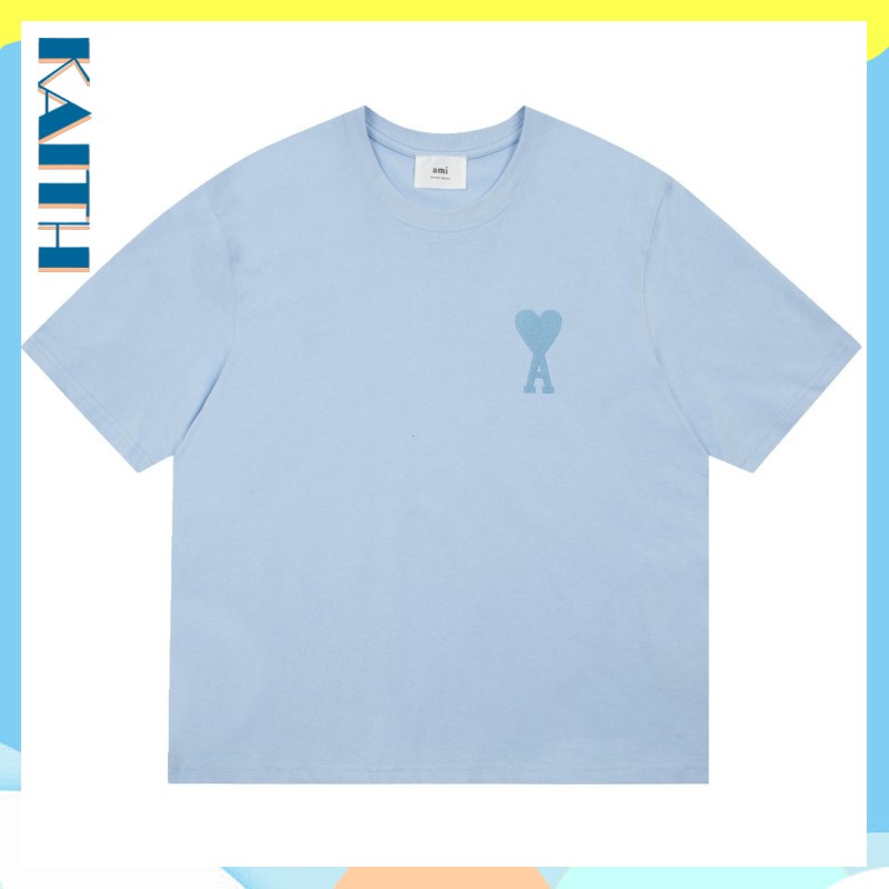 เสื้อยืดแขนสั้น ผ้าฝ้าย ปักลาย Makaron Love ทรงหลวม ขนาดใหญ่ 240 กรัม 8 สี แฟชั่นฤดูร้อน สไตล์ฮิปฮอป สําหรับผู้ชาย และผู้หญิง
