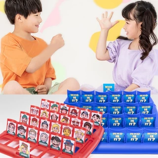 【พร้อมส่ง 】Who is it Board Game เกมเกมสมอง เดาว่าฉันเป็นใคร ของเล่นแบบโต้ตอบ ทายสิว่าฉันเป็นใคร เกมกระดาน