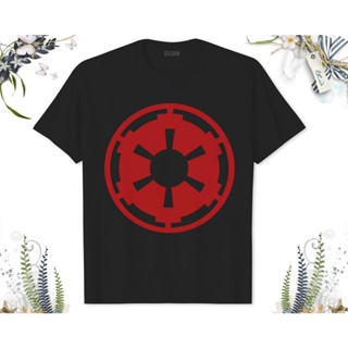 เสื้อยืดแขนสั้นเสื้อแฟชั่น เสื้อยืด พิมพ์ลายกราฟฟิค Star Wars Red Empire Emblem ของขวัญวันเกิด สําหรับผู้ใหญ่ เด็กวัยหัด