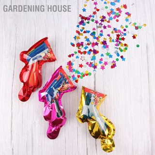 Gardening House 10 ชิ้นปาร์ตี้ Confetti Poppers มือถือ Shooters สำหรับวันเกิดงานแต่งงานสำเร็จการศึกษาคละสี