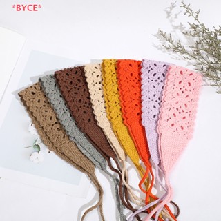 Byce&gt; 1 ชิ้น โครเชต์ ที่คาดผม ดอกไม้ฉลุ ถัก ผู้หญิง สี ที่คาดผม เลดี้ ที่คาดผม เด็กผู้หญิง เครื่องประดับผม ใหม่