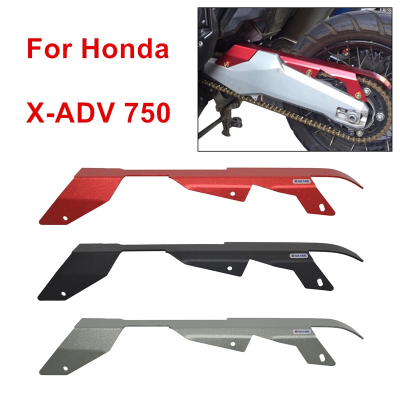 รถมอเตอร์ไซด์สําหรับHonda XADV X-ADV 750 V1 V2 2017 2018 2019 2020 2021 2022 2023 ด้านหลังด้านหลังไดรฟ์โซ่GuardฝาครอบโคลนแผงShield Fairing Cowl Protector