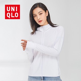 Uniqlo AIRism เสื้อแจ็กเก็ต ป้องกันแดด UPF50 + ระบายอากาศ แห้งเร็ว นุ่มสบาย ยืดหยุ่นสูง สําหรับผู้หญิง