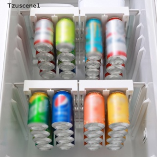 [Tzuscene1] Refrigerator Organizer Drawer Pop Soda Can Dispenser Beverage Holder for Fridge [TH]