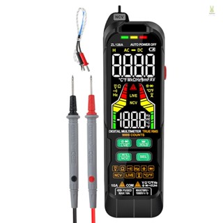 Flt เครื่องมัลติมิเตอร์ดิจิทัล RMS วัดอุณหภูมิกระแสไฟฟ้า กระแสตรง แบบมืออาชีพ