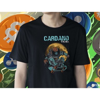 เสื้อยืด ADA Cardano bitcoin  Crypto คริปโต  Cotton Comb 30 พรีเมี่ยม แบรนด์ IDEA T-SHIRTS