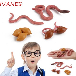 IVANES Sea Life Realistic Life Cycle Miniature Decor Octopus Salmon Earthworm King Crab Collect Plastic Children Kids Gifts Growth Cycle Model