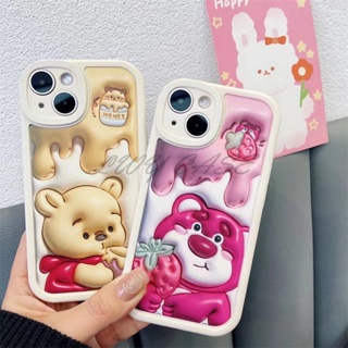 เคสนิ่ม ลายการ์ตูนหมีพูห์ สําหรับ Oppo A17 A57 A12 A12e A3s A5 Ax5 A7 A5s A16 A16s A15 A15s A35 A54 A31 2020 A9 2020 A5 2020 A92 A52 A53 A33 A78 A55