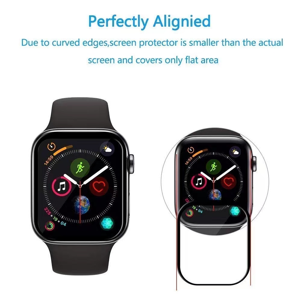 ฟิล์ม iwatch Watch 8 7 6 SE 5 4 3 2 1 Film 3D Screen 38,42,45,44 41 49mm แบบโค้ง 3 มิติ ฟิล์มสำหรับแอปเปิ้ลวอช