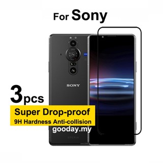 ฟิล์มกระจกนิรภัยกันรอยหน้าจอ คุณภาพสูง สําหรับ Sony Xperia Pro-I Xperia Pro I Pro-I Xperia 10 IV 5 IV 1 IV Sony Xperia 1 iii 1 ii 5 iii 10 ii 10 iii Lite 3 ชิ้น