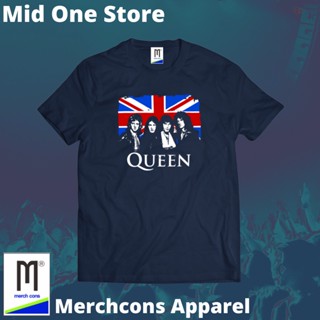 oversize T-shirt Mod119/kaos BAND QUEEN ป้ายแท็ก MERCHCONS SIZE Outside/KAOS Music DISTRO S-5XL