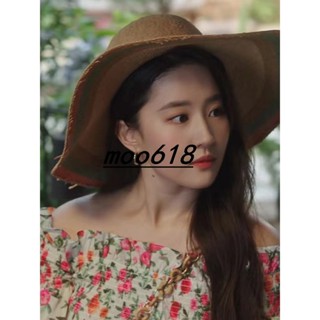 ** Moo618 * เสื้อเปิดไหล่ข้างเดียว ลายดอกไม้ สีแดง เซ็กซี่ แฟชั่นฤดูใบไม้ผลิ สําหรับผู้หญิง