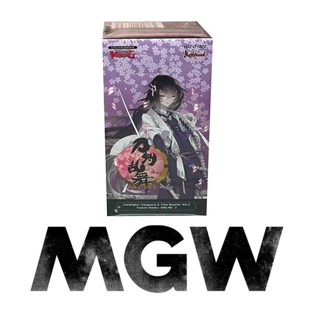 การ์ดไฟท์!! Vanguard G Title Booster เล่ม 2 Touken Ranbu VGE-G-TB02 ENGLISH Booster Box ใหม่เอี่ยมปิ