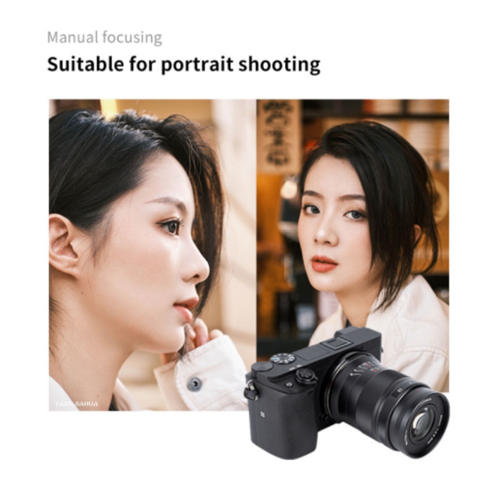 7Artisans 60MM F2.8 II แมนนวลโฟกัส APS-C 1:1 เลนส์มาโครกําลังขยายสําหรับ Canon EOS-M/ Sony E/ Fuji X/ M43/ กล้อง Nikon Z Mount