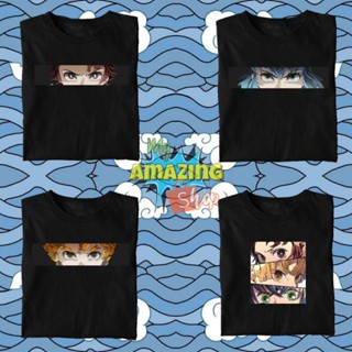 (New Product) Demon Slayer Anime Tshirts Roundneck Cotton Unisex Otaku_03