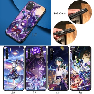 Pj42 เคสโทรศัพท์มือถือแบบนิ่ม ลาย Genshin Impact สําหรับ Realme 7 7i 8 8i 8s 9 Pro Plus V13 C31