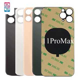 อะไหล่ฝาครอบแบตเตอรี่กล้องหลัง รูใหญ่ แบบเปลี่ยน สําหรับ iPhone 11Promax 1 ชิ้น