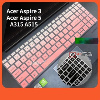 ใหม่ เคสคีย์บอร์ด ซิลิโคนนิ่ม สําหรับ Acer Aspire 3 A315 A315-59 A315-24P A515-57 Aspire 5 A515 Aspire 5 15.6 นิ้ว N22C6 N23C3 2022 S50-54