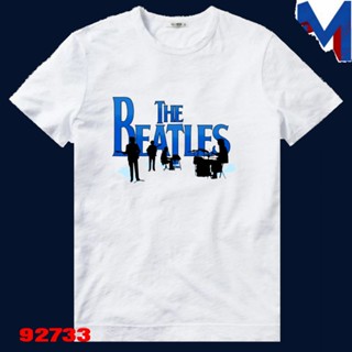 เสื้อยืด พิมพ์ลายวงร็อค The Beatles Lennon Star สําหรับผู้ชาย