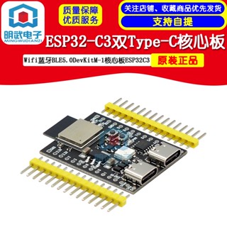 บอร์ดบลูทูธ ESP32-C3 Dual Type-C WiFi BLE5.0 DevKitM-1 Core ESP32C3