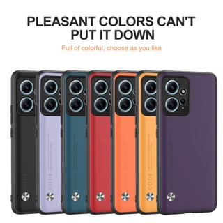 เคสโทรศัพท์หนัง PU ซิลิโคน กันกระแทก แบบบางพิเศษ สําหรับ Xiaomi Redmi Note 12 5G Turbo 12 Redme Note 12 5G