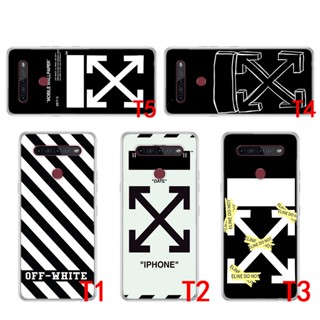 เคสโทรศัพท์มือถือแบบนิ่ม ใส ลาย Off white 47VTY สําหรับ Infinix Hot 10St 10T X689C Note 7 X690 8 X692 X693 10 Pro X695