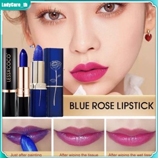 LESSXCOCO Blue Enchantress Color Changing Dazzling Lipstick Reduce Lip Wrinkles Brighten Lip Color Lasting Color Add Moisture Moisturizing Lip tint Color Changing Waterproof Lip gloss