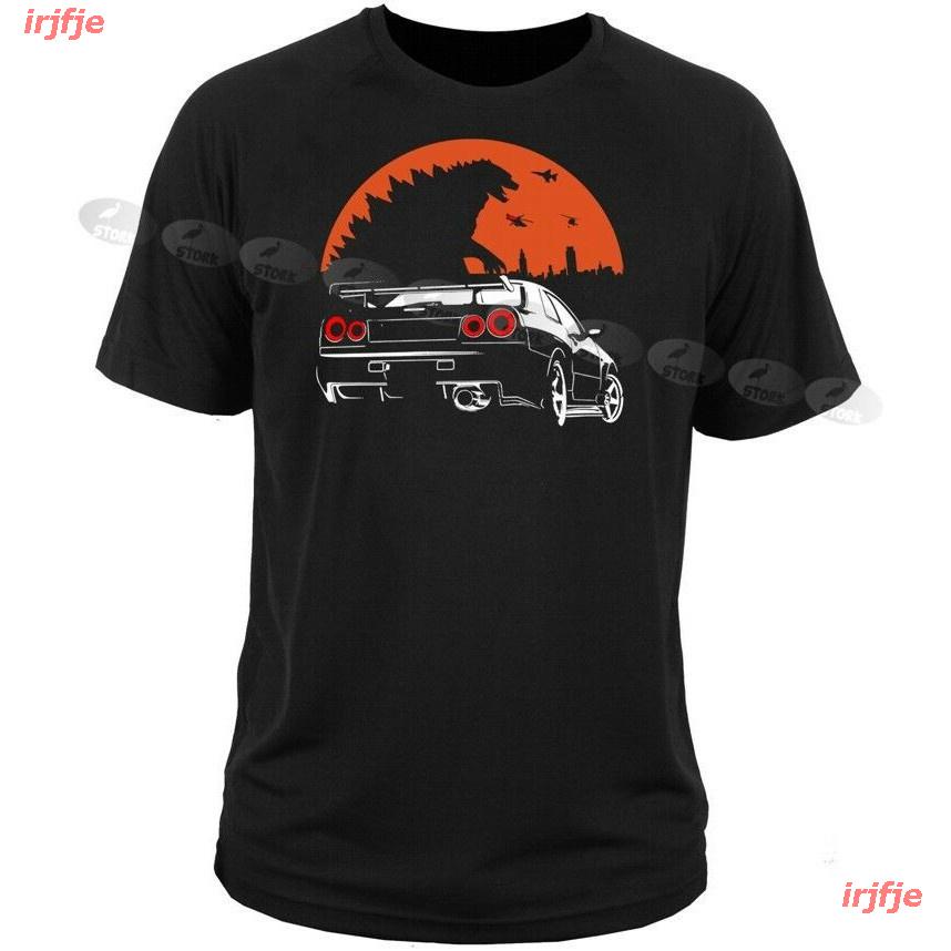 QTNew Gt-R Gtr Nissan Nismo R Drift Skyline Godzilla เสื้อยืดผู้ชาย ดพิมพ์ลาย เสื้อยืดผ้าฝ้าย คอกลม cotton แฟชั่น sale