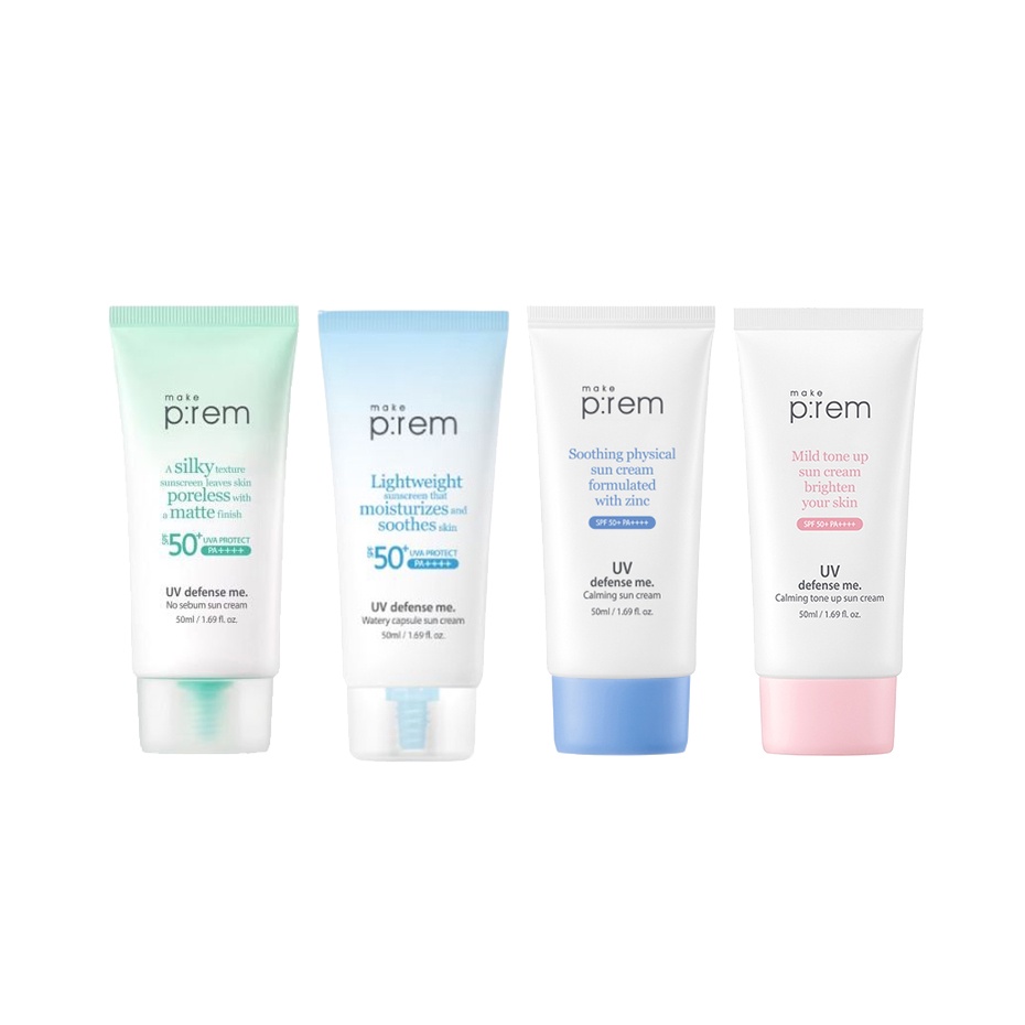 make p:rem UV Defense Me Sun Cream 50ml SPF50+ PA++++