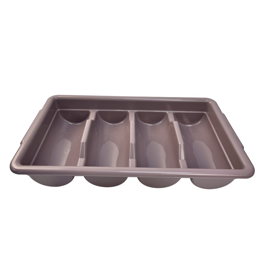 House Shop  ถาดใส่ช้อนส้อม 29x53x9.5 ซม. RICKY-01 สีน้ำตาล