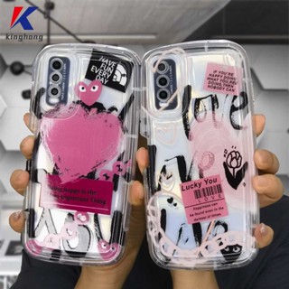 เคสโทรศัพท์มือถือแบบนิ่ม ลายกราฟฟิตี้หัวใจ Comme des Garcons สําหรับ VIVO Y02 Y21S Y20S Y35 Y12i Y12S Y22 Y22S Y12 Y20 Y15S Y15C Y91C Y16 Y21 2021 Y21A Y21T