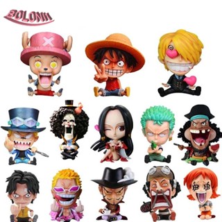 Bo Monkey D Luffy โมเดลฟิกเกอร์ อนิเมะญี่ปุ่น Doflamingo Ace Roronoa Zoro Hancock Nami Sabo ขนาด 9 ซม. ของเล่นสําหรับเด็ก