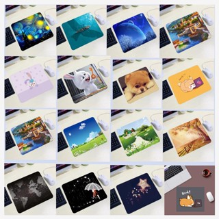 【JY】แผ่นรองเมาส์ แบบยาง ลายการ์ตูน เครื่องเขียน