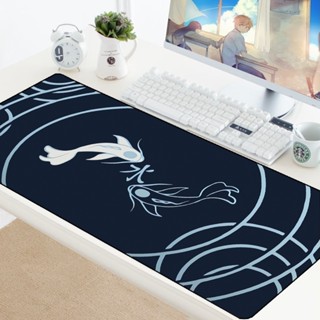 Fish แผ่นรองเมาส์เล่นเกม ขนาดใหญ่ ลายการ์ตูนอนิเมะ Yin Yang 90x40 ศิลปะจีน XL สําหรับแล็ปท็อป โน้ตบุ๊ก