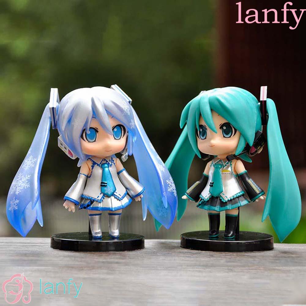Lanfy โมเดลตุ๊กตาของเล่น Miku Hatsune รุ่น Q สําหรับเด็ก
