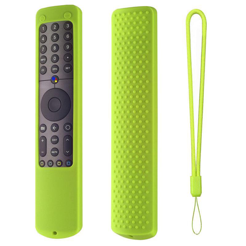 ซิลิโคนป้องกันกรณีสําหรับ Xiaomi TV P1E/A2/Max 861 ";/P1/Q1 สมาร์ททีวีเสียงรีโมทคอนโทรลนุ่ม Shock-pr