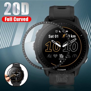 สําหรับ Garmin Venu Vivoactive SQ 2 2s 3 4 4s Music 20D ขอบโค้ง ฟิล์มป้องกันสมาร์ทวอทช์ ป้องกันหน้าจอ นิ่ม สําหรับ Garmin Fenix 6 7 7s 7x Pro ไพลิน (ไม่ใช่กระจก)