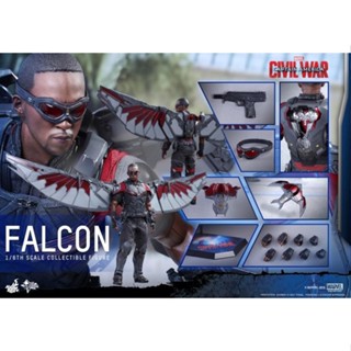 Hottoys HT 1/6 กัปตันอเมริกา สงครามกลางเมือง 3 Falcon Winter Soldier 2.0 FalconMMS361