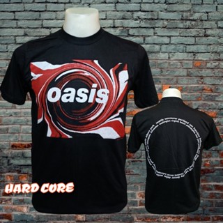 GOOD YFเสื้อวง OASIS วงร็อค ไม่มีตะเข็บข้าง คอฟิต ป้ายUS เสื้อร็อค เสื้อผ้าผู้ชาย เสื้อทัวร์ วงร็อคต่างประเทศ