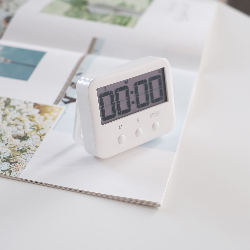 Omocha - Minimal timer นาฬิกาจับเวลาพร้อมแม่เหล็ก และขาตั้ง (แถมถ่าน AAA 1 ก้อน)