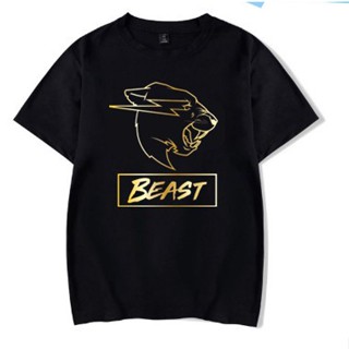 [S-5XL]ใหม่ เสื้อยืด ลาย Golden MR BEAST able s สําหรับผู้ชาย