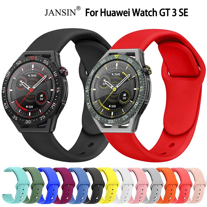 สายนาฬิกา huawei watch gt 3se สายนาฬิกาข้อมือซิลิโคนสําหรับ Huawei Watch GT 3 SE สมาร์ทวอทช์
