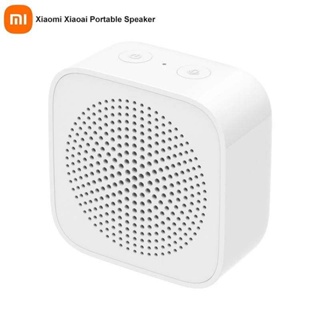 Xiaomi Mijia ลําโพงบลูทูธไร้สาย ควบคุม AI แบบพกพา ขนาดเล็ก สเตอริโอเบส พร้อมไมโครโฟน HD คุณภาพการโทร