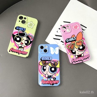 เคสโทรศัพท์มือถือ กันกระแทก ลายการ์ตูน Powerpuff Girls สําหรับ iPhone 14promax 13pro 12 11 x xr xsmax