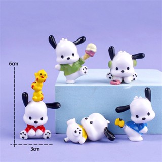 โมเดลฟิกเกอร์ PVC อนิเมะ Pochacco ของเล่น ของสะสม ของสะสม สําหรับเด็ก ตกแต่ง ของขวัญ 5 ชิ้น ต่อชุด