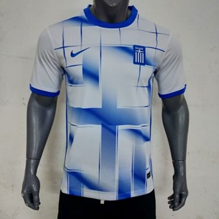 เสื้อกีฬาแขนสั้น ลายทีมชาติฟุตบอล Greece Jersey 24 ชุดเหย้า คุณภาพสูง สําหรับผู้ชาย 2023